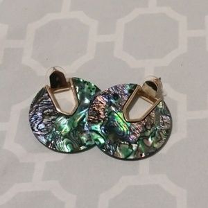 Abalone shell earrings